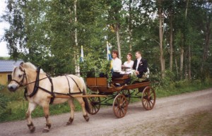 Bröloppskörning med Titus